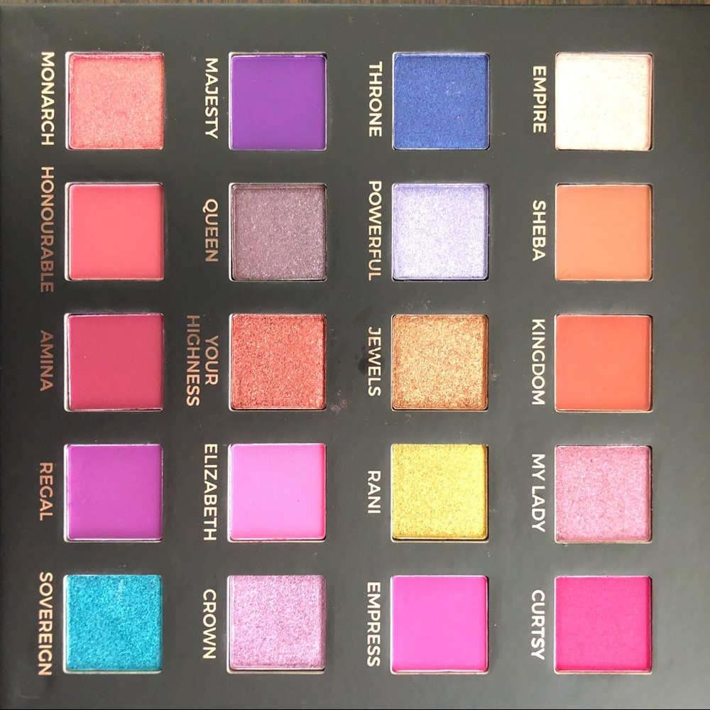 The Queen eyeshadow palette from the UK’s Eloise